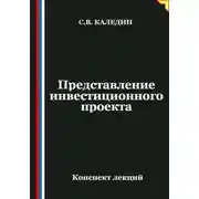 Постер книги Представление инвестиционного проекта
