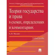 Постер книги Теория государства и права в схемах, определениях и комментариях. Учебное пособие