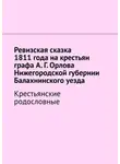 Наталья Козлова - Ревизская сказка 1811 года на крестьян графа А. Г. Орлова Нижегородской губернии Балахнинского уезда. Крестьянские родословные
