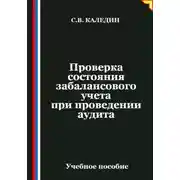 Постер книги Проверка состояния забалансового учета при проведении аудита
