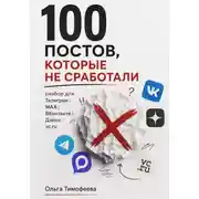 Постер книги 100 постов, которые не сработали: разбор для Телеграм, MAX, ВКонтакте, Дзена и vc.ru