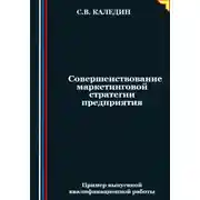 Постер книги Совершенствование маркетинговой стратегии предприятия