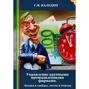 Постер книги Управление крупными промышленными фирмами. Лекция в слайдах, тестах и ответах