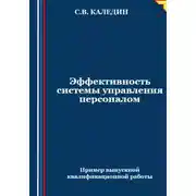 Постер книги Эффективность системы управления персоналом