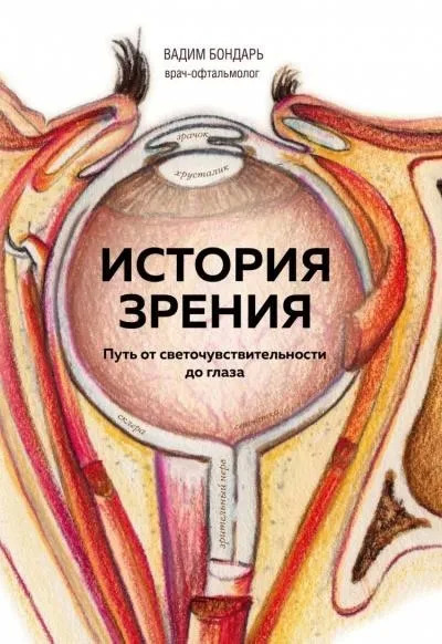 Постер книги История зрения - путь от светочувствительности до глаза