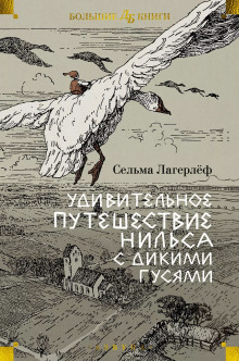 Постер книги Удивительное путешествие Нильса Хольгерссона с дикими гусями по Швеции