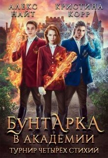 Постер книги Бунтарка в академии. Турнир Четырех стихий (СИ)